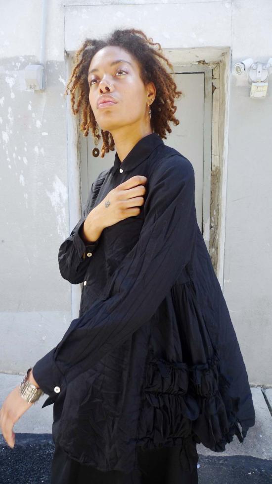  꼼데가르송 블라우스 Comme Des Garons  블랙 - COMME DES GARCONS