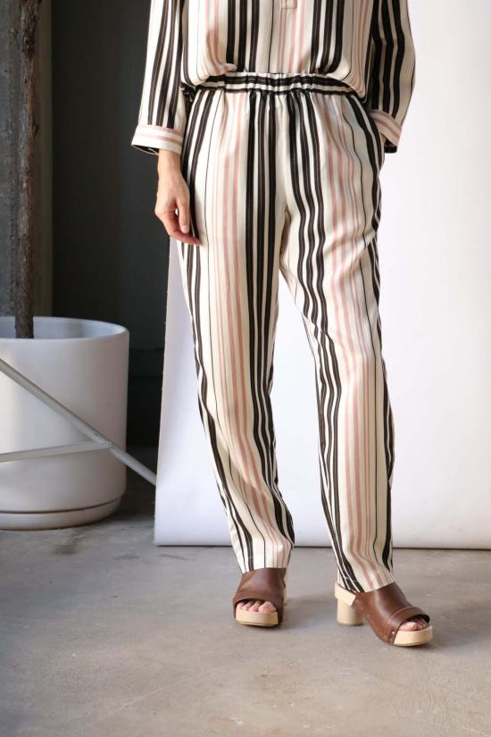  라쿠엘 알레그라 팔라초 팬츠 Raquel Allegra Fez 팬츠 사바나 에크루