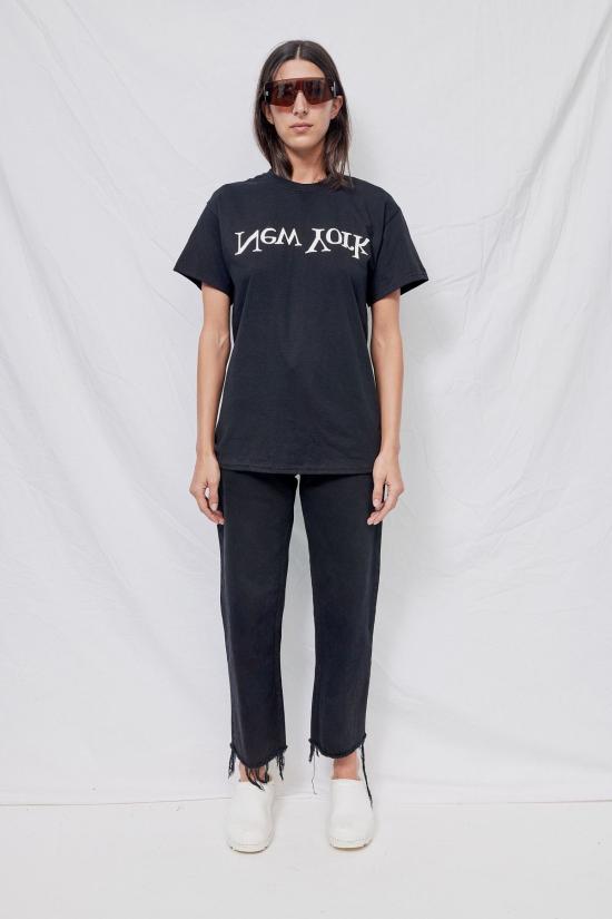  어셈블리 뉴욕 반팔 티셔츠 뉴욕주 의회 로고 티셔츠 블랙 - ASSEMBLY NEW YORK