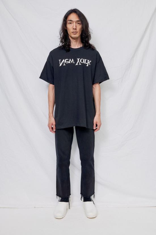  어셈블리 뉴욕 반팔 티셔츠 뉴욕주 의회 로고 티셔츠 블랙 - ASSEMBLY NEW YORK