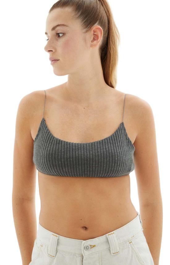  Joah Brown 브라 조아 운 코드드 오픈 백  차콜