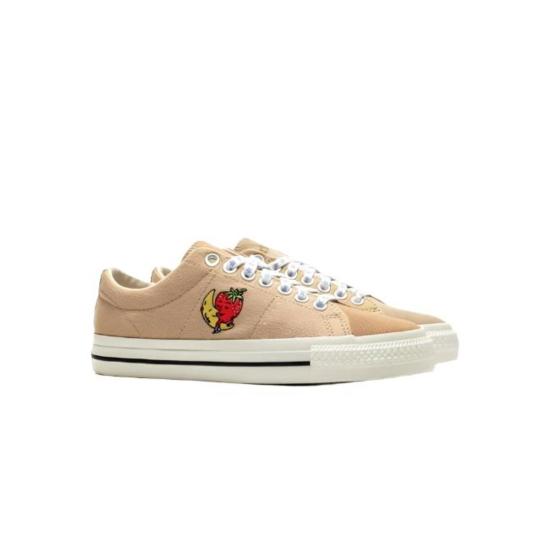  스카이하이팜 스니커즈 업사이클 원스타 X 스카이 하이 팜  베이지 - SKY HIGH FARM