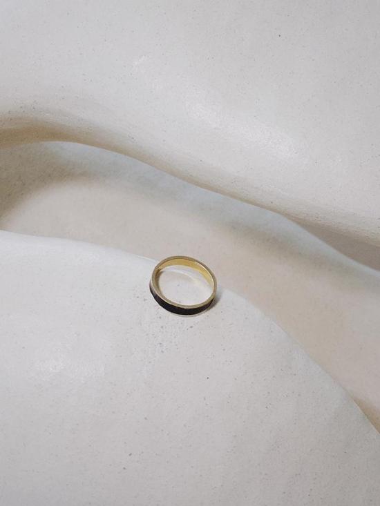  Beatriz Palacios 반지 베아트리스 팔라시오 서스테인드 블랙 링 - OTHER BRANDS