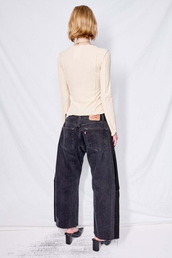  베이스레인지 민소매 티셔츠 베이스렌지 오마토 롱슬리브 오프화이트 - BASERANGE