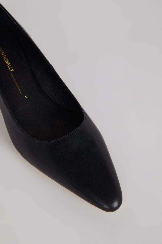  인텐셔널리 블랭크 뮬/슬리퍼 의도적으로 전통 힐 탄/블랙 - INTENTIONALLY BLANK