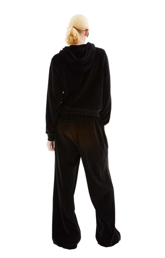  아크네 스튜디오 스웨터 Acne Studios 벨벳 후드  블랙 - ACNE STUDIOS