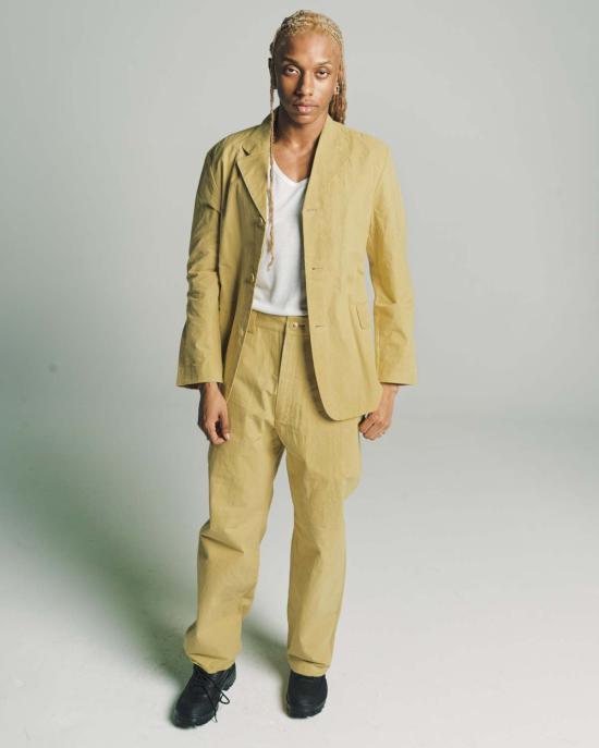  맨틀 수트 자켓 블레이저 와틀 왁스