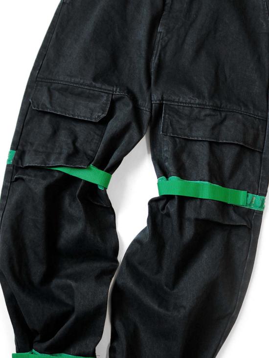  캐피탈 데님 팬츠 Kapital 14oz Bl Kx Blk 데님 누벨 셔틀 팬츠 그린 - KAPITAL