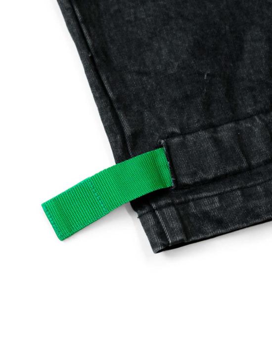  캐피탈 데님 팬츠 Kapital 14oz Bl Kx Blk 데님 누벨 셔틀 팬츠 그린 - KAPITAL