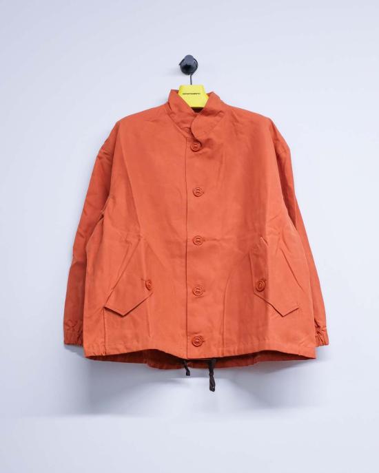  쓰리맨 자켓 3인용 왁스 코튼 코치 재킷 오렌지 - 3MAN