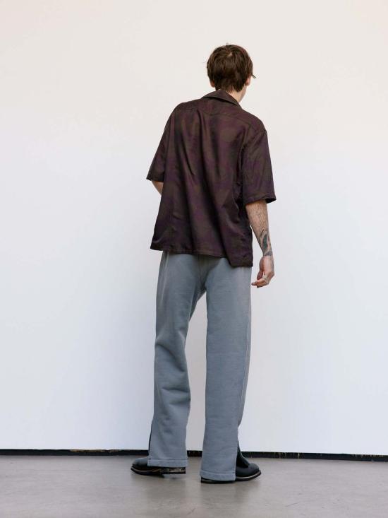  아워레가시 긴팔 셔츠 Our Legacy 코튼 실크 Heusen 반팔  도트 프린트 - OUR LEGACY