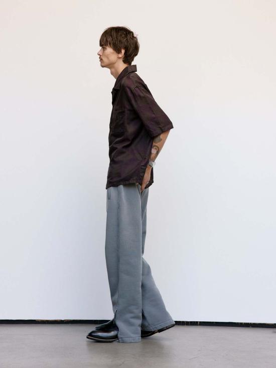  아워레가시 긴팔 셔츠 Our Legacy 코튼 실크 Heusen 반팔  도트 프린트 - OUR LEGACY