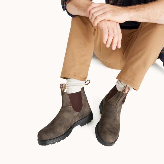  블런드스톤 부츠 Blundstone 585  러스틱 브라운 - BLUNDSTONE