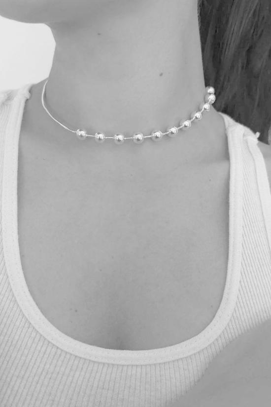  헤르난 헤르데즈 목걸이/팬던트 에르난 헤르데즈 와이어볼 네크리스 스털링 실버