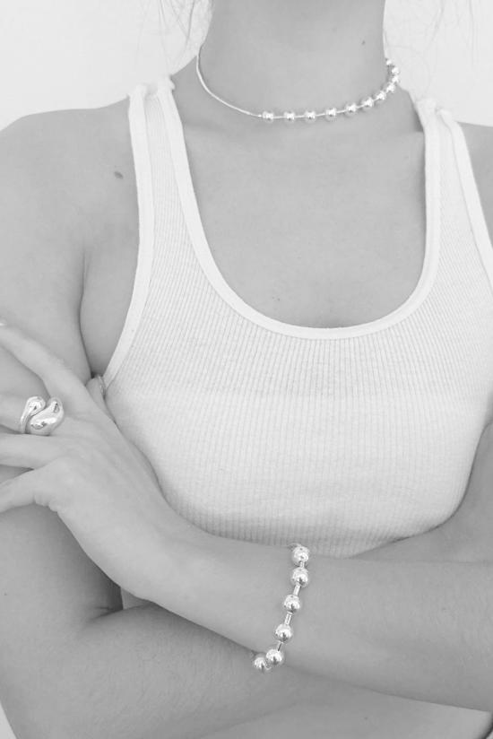  헤르난 헤르데즈 목걸이/팬던트 에르난 헤르데즈 와이어볼 네크리스 스털링 실버 - HERNAN HERDEZ