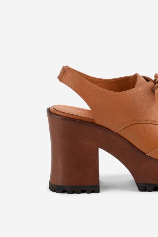  인텐셔널리 블랭크 뮬/슬리퍼 "의도적으로."취미 플랫폼 클로그 위스키/블랙 - INTENTIONALLY BLANK