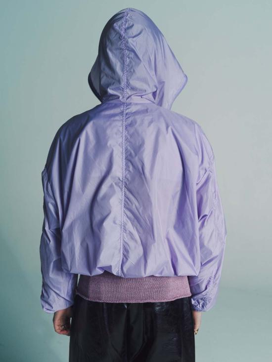  가브리엘라 콜 가먼츠 자켓 Gabriela Coll Garments Limonta 후드 지퍼 재킷 모브 - GABRIELA COLL GARMENTS