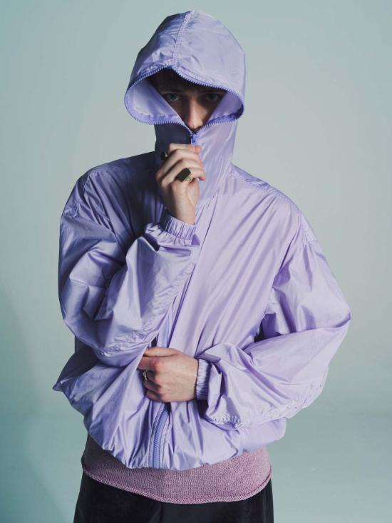  가브리엘라 콜 가먼츠 자켓 Gabriela Coll Garments Limonta 후드 지퍼 재킷 모브 - GABRIELA COLL GARMENTS