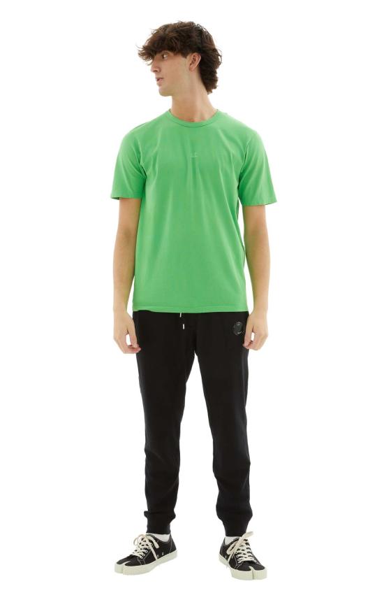  씨피 컴퍼니 반팔 티셔츠 C.P. Company 24/1 저지 릴렉스드 레지스트 다이드 티셔츠 그린