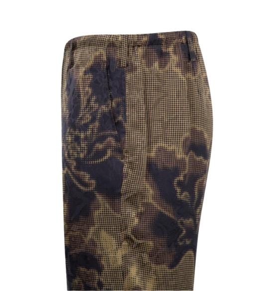  드리스 반 노튼 스트레이트 팬츠 Dries Van Noten 프린트 팬츠 브라운 - DRIES VAN NOTEN