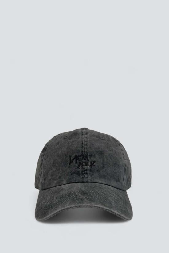  어셈블리 뉴욕 볼캡 V2 자수  워시드 블랙