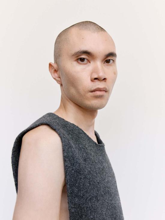  쥐알텐케이 니트 베스트 Gr10 K 펠트 울 조끼 아스팔트 그레이 - GR10K