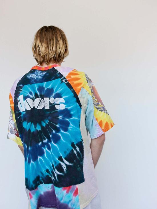  올드 파크 후드 티셔츠 올드파크 빈티지 밴드 트라이 티 블랙 - OLD PARK