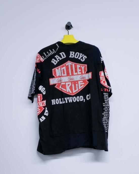  올드 파크 후드 티셔츠 올드파크 빈티지 밴드 트라이 티 블랙 - OLD PARK