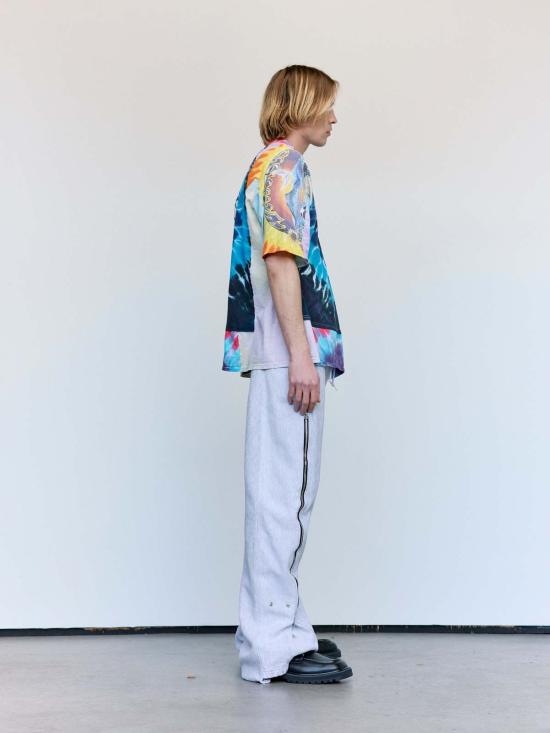  올드 파크 후드 티셔츠 올드파크 빈티지 밴드 트라이 티 블랙 - OLD PARK