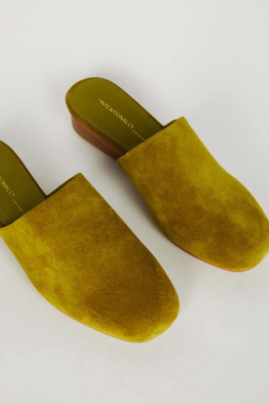  인텐셔널리 블랭크 뮬/슬리퍼 "의도적으로." 터치 슬립온 커민/블랙 - INTENTIONALLY BLANK