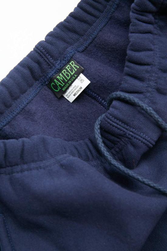  캠버 트레이닝/조거 팬츠 크로스 니트 헤비웨이트 스웨트 팬츠 네이비 - CAMBER