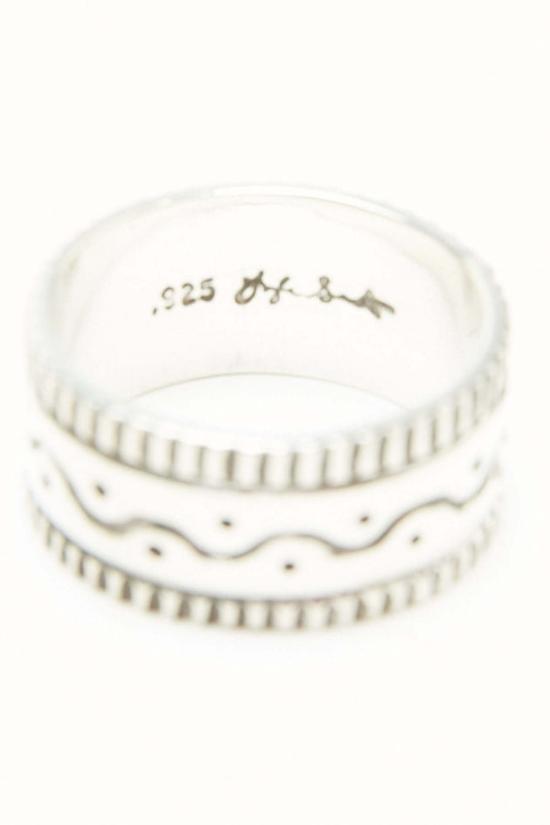  라일 세카테로 반지 Lyle Secatero 풍요와 장수  스털링 실버 - LYLE SECATERO