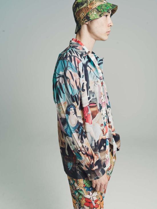  엔드리스 조이 긴팔 셔츠 폴리 바카날 롱슬리브  멀티 - ENDLESS JOY