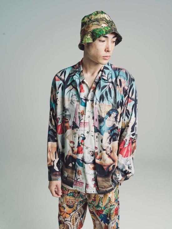  엔드리스 조이 긴팔 셔츠 폴리 바카날 롱슬리브  멀티