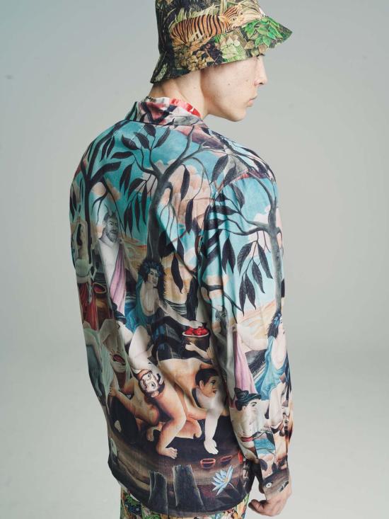  엔드리스 조이 긴팔 셔츠 폴리 바카날 롱슬리브  멀티 - ENDLESS JOY