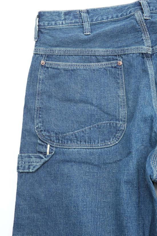  오어슬로우 데님 팬츠 Orslow 남성용 데님 페인터 팬츠 중고 워시 데님 중고 - ORSLOW