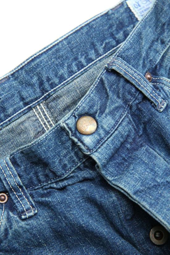  오어슬로우 데님 팬츠 Orslow 남성용 데님 페인터 팬츠 중고 워시 데님 중고 - ORSLOW