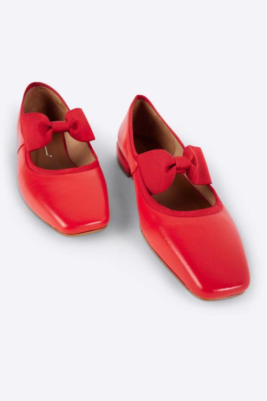  인텐셔널리 블랭크 플랫 슈즈 "의도적으로." 런던 메리 제인 - INTENTIONALLY BLANK