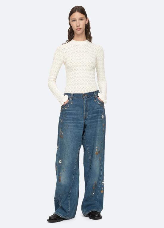  씨뉴욕 스웨터 RS24 191 CREAM - SEA NY