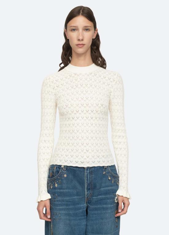  씨뉴욕 스웨터 RS24 191 CREAM - SEA NY
