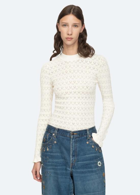  씨뉴욕 스웨터 RS24 191 CREAM - SEA NY