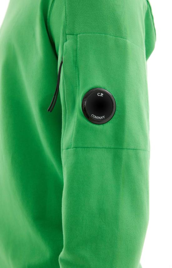  씨피 컴퍼니 긴팔 티셔츠 C.P. Company 크루넥 스웨트셔츠 그린 - C.P. COMPANY