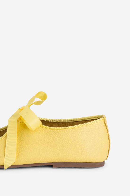  인텐셔널리 블랭크 뮬/슬리퍼 "의도적으로." 밸리 솔 발레 플랫 블랙 - INTENTIONALLY BLANK