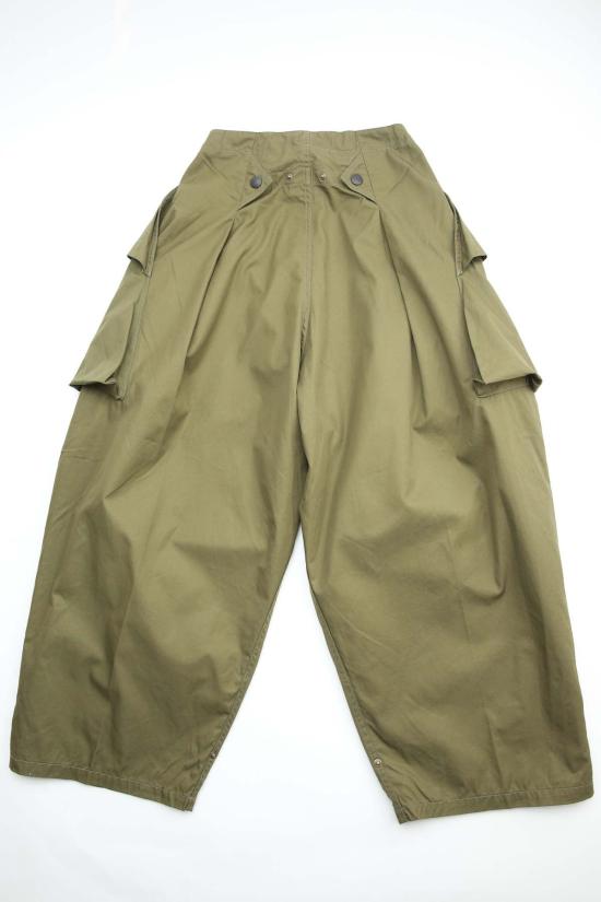  캐피탈 카고 팬츠 카피탈 빗드 가베르진 아오자이 카고  카키 - KAPITAL