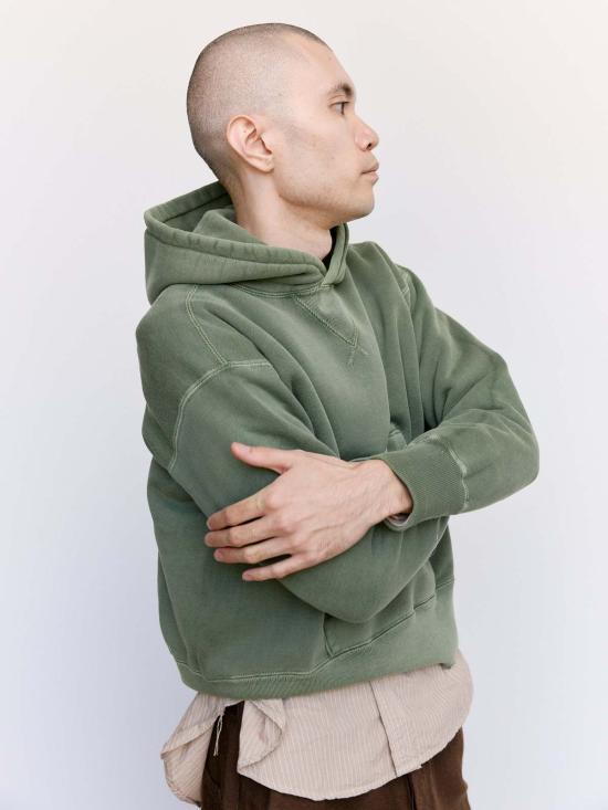  타이가 타카하시 후드 티셔츠 Dpto 독점 후드 스웨트 셔츠 쿠와 다이드 - TAIGA TAKAHASHI