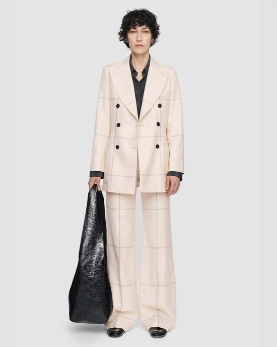  조셉 자켓 울 타탄 레안드레 재킷 오트 콤보 - JOSEPH