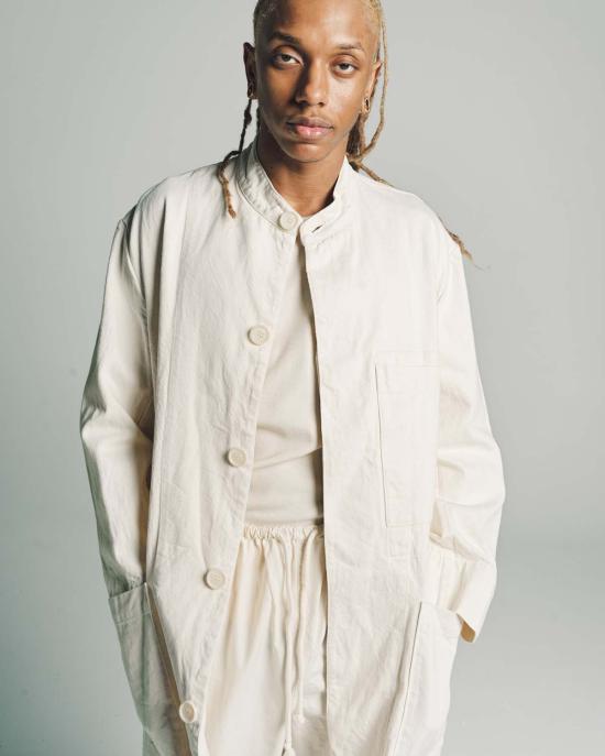  본 소노 코트 Von Sono 시드 델라 더스터코트 내추럴 - VON SONO