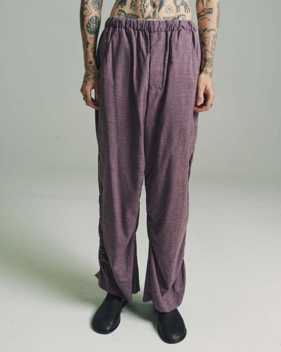  가브리엘라 콜 가먼츠 스트레이트 팬츠 Gabriela Coll Garments No.267 Loro Piana Fine Wool Draped Trousers 모브