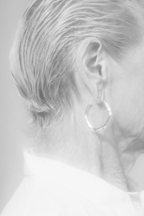  한나 주웻 이어링 Hannah Jewett Sterling Wet Look Hoops Sterling Silver - HANNAH JEWETT