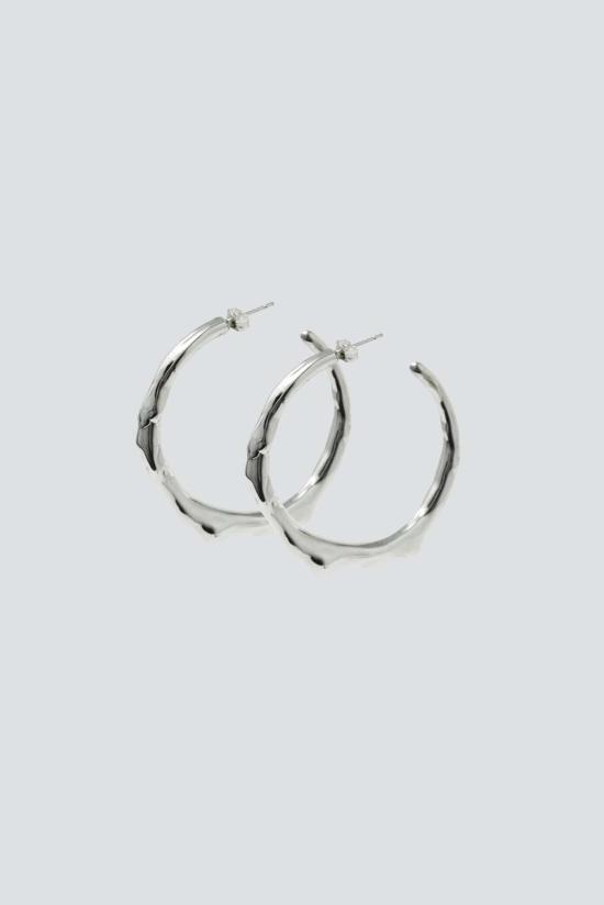  한나 주웻 이어링 Hannah Jewett Sterling Wet Look Hoops Sterling Silver - HANNAH JEWETT